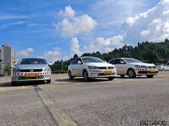 侧方停车训练区